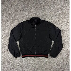 Gucci Fiat 500 Full Zip Bomber Jacket Black Men's Size XL